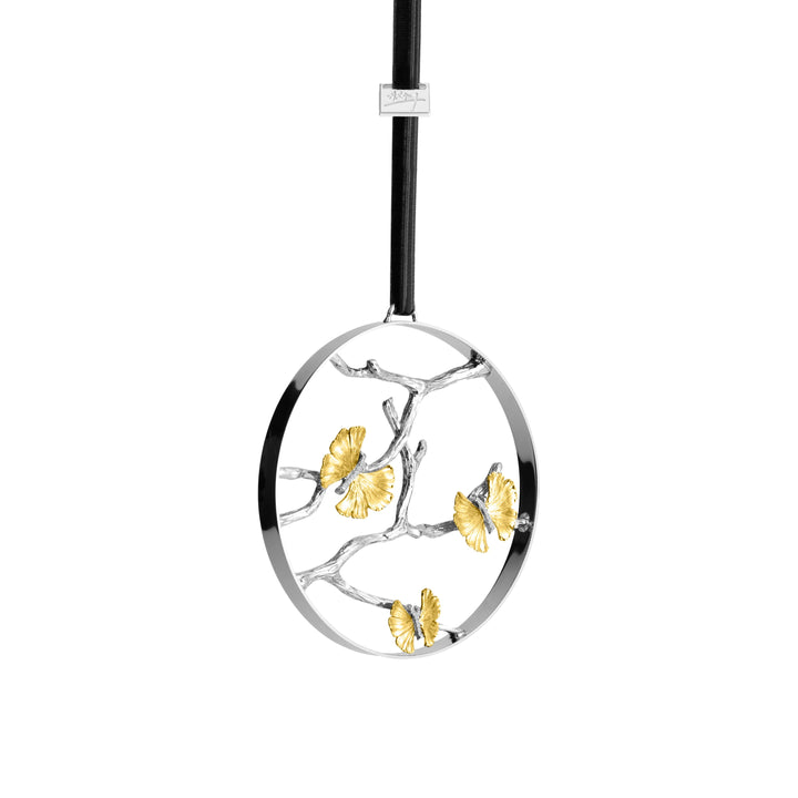 Butterfly Ginkgo Moongate Ornament