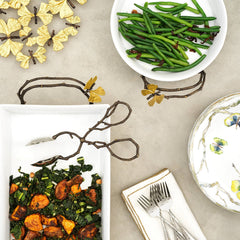 Butterfly Ginkgo Pie Dish