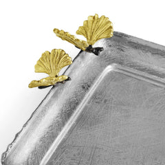 Butterfly Ginkgo Small Tray - Single Handle