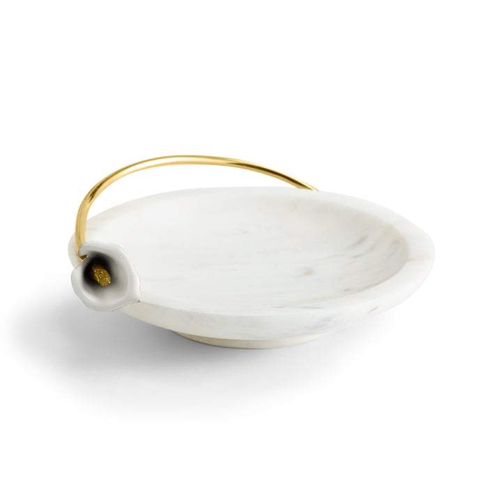 Calla Lily Marble Dish