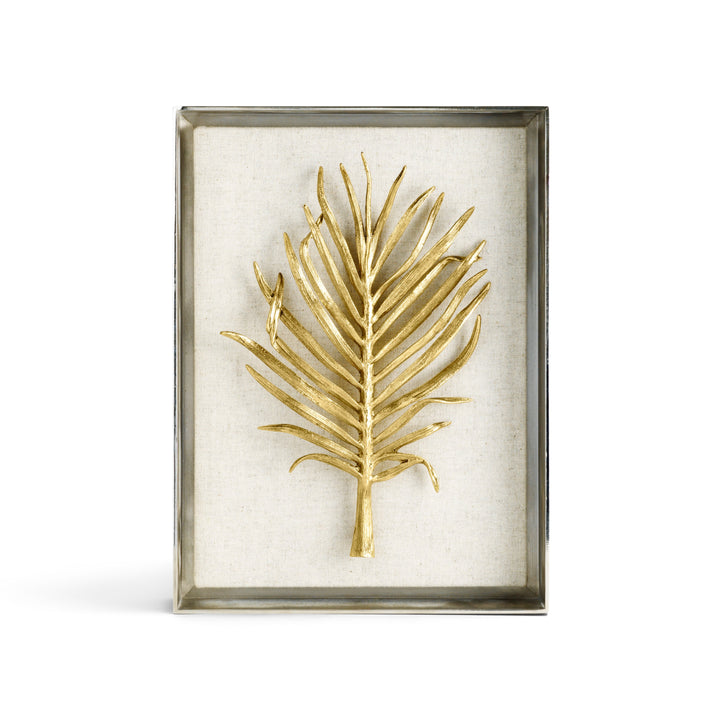 Palm Fabric Shadow Box