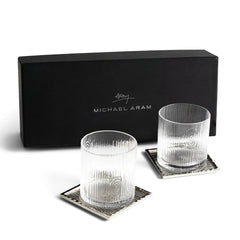 Ivy & Oak Glass and Coaster Gift Set of 2