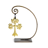 Leafy Cross Ornament