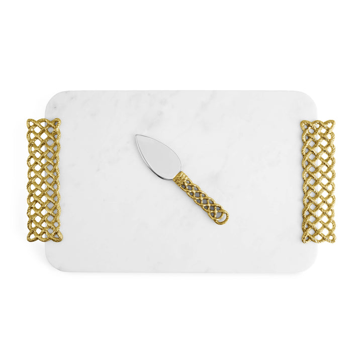 Love Knot Cheese Board With Spreader