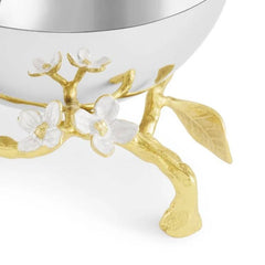 Lovebirds Silver & Gold Nut Bowl