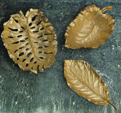 New Leaves Elephant Ear Large Serving Bowl