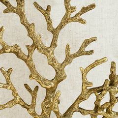 Ocean Coral Fabric Shadow Box