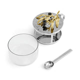 Olive Branch Condiment Container With Spoon