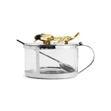 Olive Branch Condiment Container With Spoon