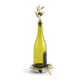 Olive Branch Wine Coaster & Stopper Set