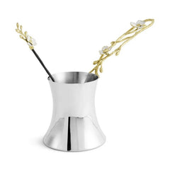 Orchid Coffee Pot with Spoon - Large