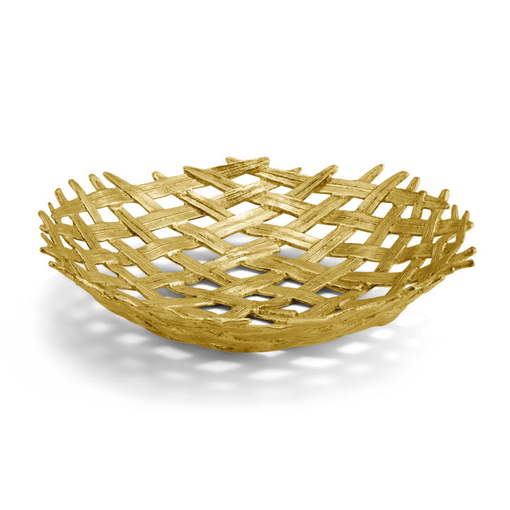 Palm Centerpiece Shallow Bowl