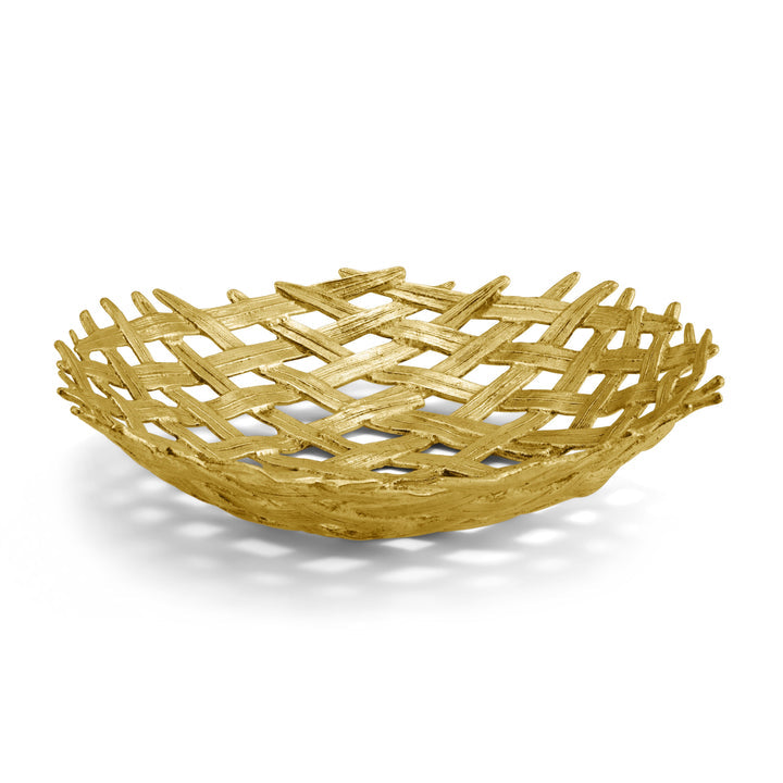 Palm Centerpiece Shallow Bowl