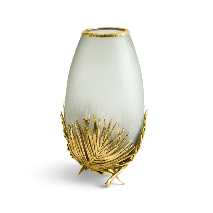 Palm Medium Glass Vase