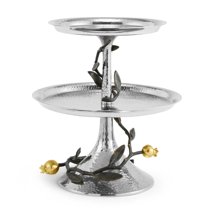 Pomegranate 2-tier Etagere