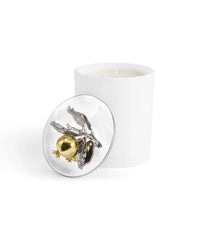 Pomegranate Silver & Gold Scented Candle, 8 oz.