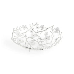 Silver Orchid Basket
