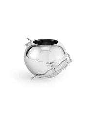 Silver Orchid Rose Bowl