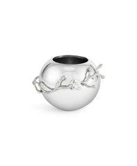 Silver Orchid Rose Bowl