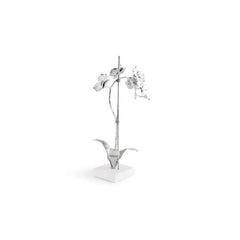Silver Orchid Stem Sculpture Small