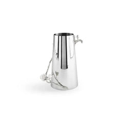 Silver Orchid Vase