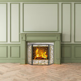 Twig & Leaf Decorative Fireplace Screen