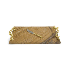Vine Extra Large Cheese Board W/ Knife