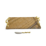 Vine Extra Large Cheese Board W/ Knife