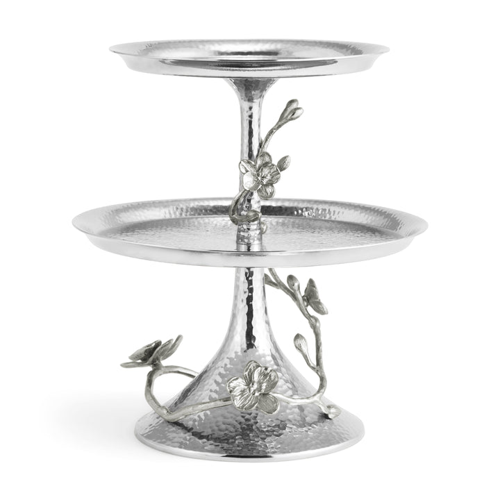 White Orchid 2-tier Etagere