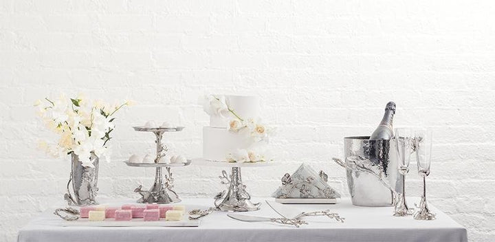 White Orchid 2-tier Etagere