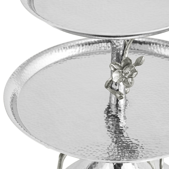 White Orchid 2-tier Etagere