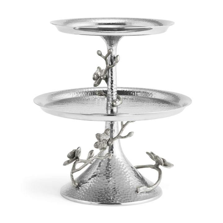 White Orchid 2-tier Etagere