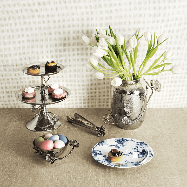 White Orchid 2-tier Etagere
