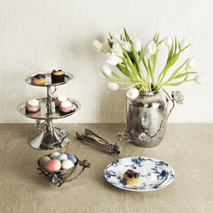 White Orchid 2-tier Etagere