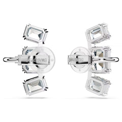 Millenia Clip Earrings White - LAST IN STOCK