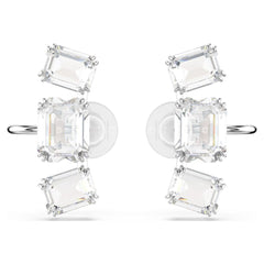 Millenia Clip Earrings White - LAST IN STOCK