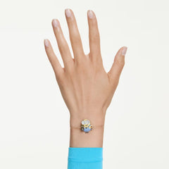 Minions Bob bracelet Pavé, Multicolored, Gold-tone plated