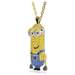 Minions Kevin pendant Pavé, Multicolored, Gold-tone plated
