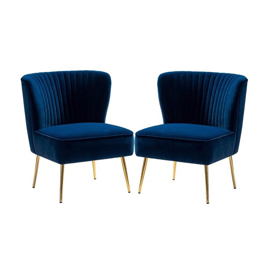 Mohan Side Chair Blue RENTAL