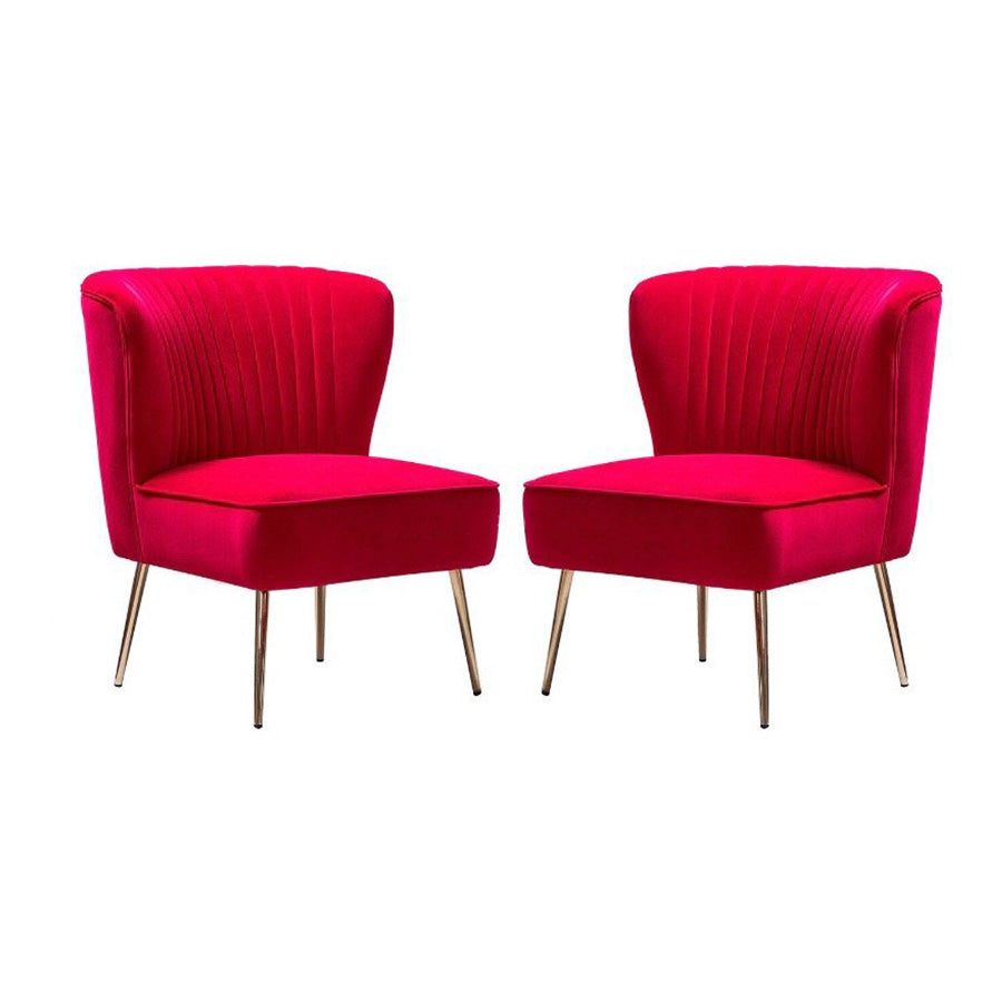 Mohan Side Chair Red RENTAL