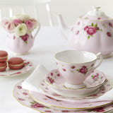 Royal Albert New Country Roses Pink 3-piece Tea Set
