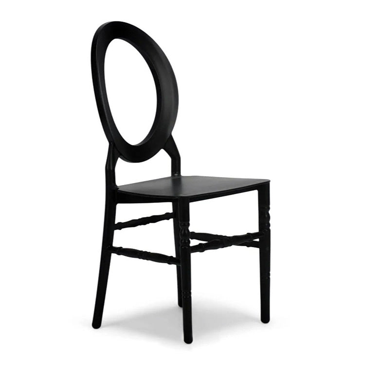 O Back Dining Chair - Black RENTAL