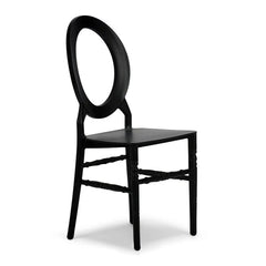 O Back Dining Chair - Black RENTAL