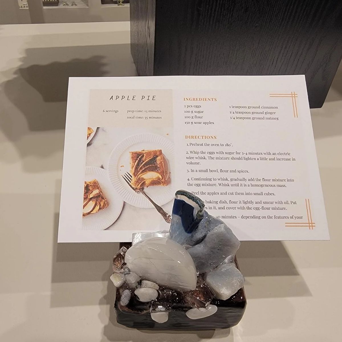 Azure Phone Holder / Business Card Holder