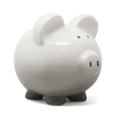 Piggy Bank Gray Ombre