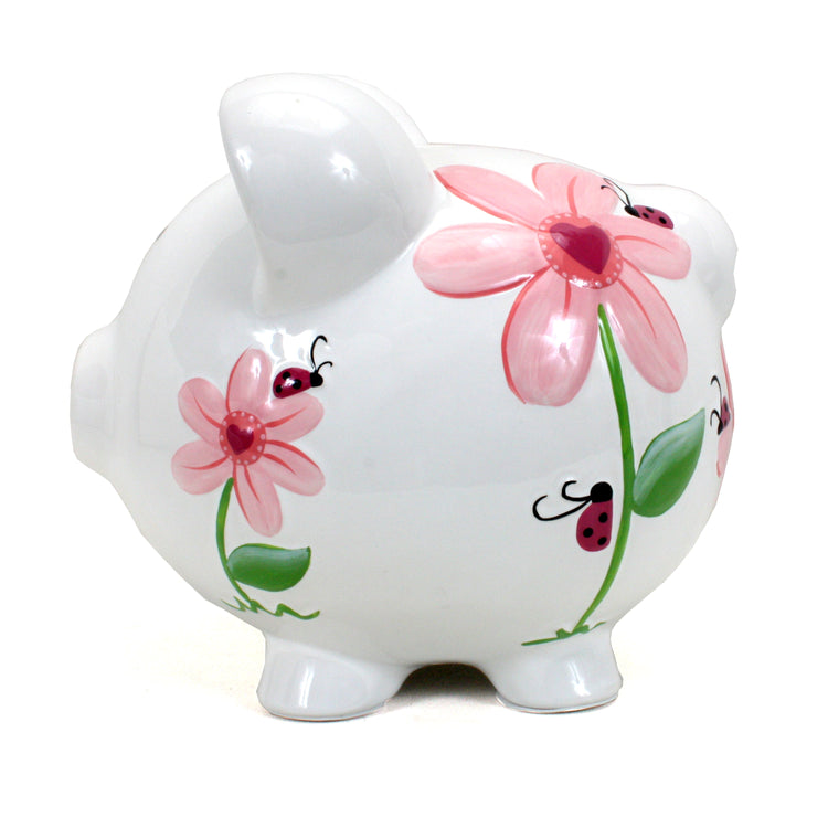 Piggy Bank - Large Ladybug
