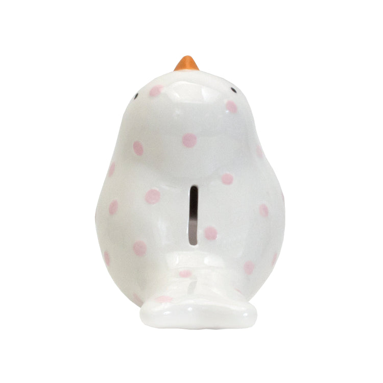 Pink Dotted Birdie Bank