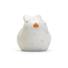 Pink Dotted Birdie Bank