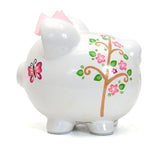 Pink Dotted Owl Piggy Bank