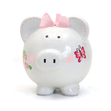 Pink Dotted Owl Piggy Bank